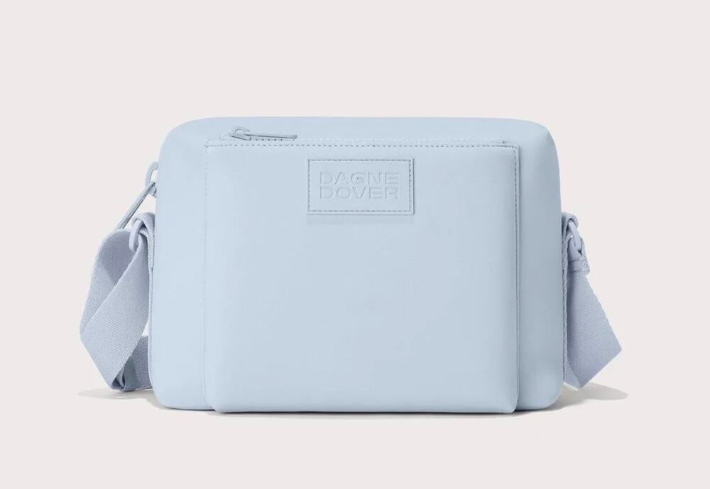 Dagne Dover Micah Crossbody Purse Neoprene Bag Daylight Light Blue